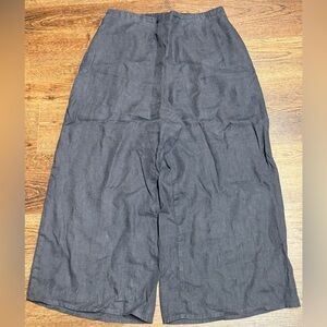 Women’s 100% linen wide leg pants